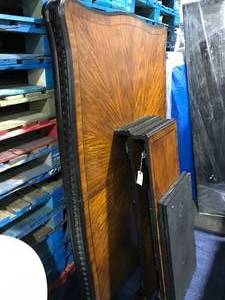 lot 97 image: TWO TONE WOOD TABLETOP, NO BASE