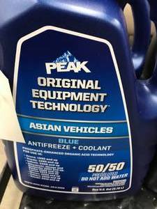 lot 119 image: PEAK ORIGINAL BLUE ANTIFREEZE&COOLANT
