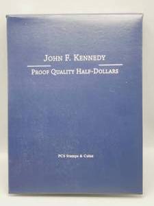 lot 71 image: 27 Kennedy Half Dollar Proofs between the years 1968 & 2007--2 are 40% Silver--see photos