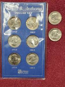 lot 87 image: 8 SB Anthony Dollars
