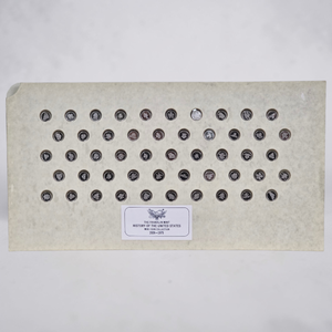 lot 21A image: Franklin Mint History of the United States Sterling Silver Mini-Coin Collection (19261975) 200 Grams Total