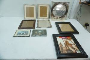 lot 22 image: Picture Frames, peace sign , mirror