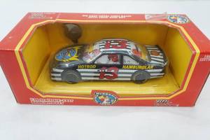 lot 77 image: 1994 Racing Champions McDonaldland Racing Team Hamburglar Hotrod #13 Die Cast Metal Coin Bank