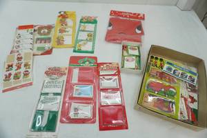 lot 125 image: Vintage Christmas Labels, Inflatable Valentine Heart