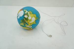 lot 128 image: Rechargeable LED Earth Lamp. Himalayan Glow Model