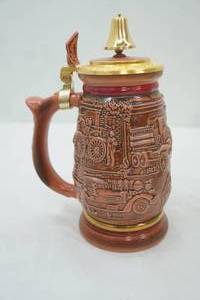 lot 208 image: Tribute To American Firefighters Stein by Avon