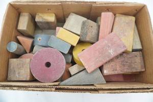lot 212 image: AntiqueVintage Wooden Blocks