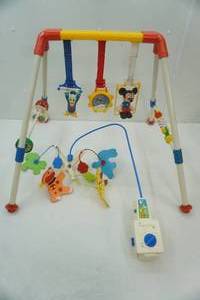 lot 247 image: Vintage Mickey Mouse Baby Activity Center & Mobile