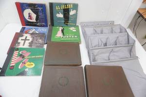 lot 301 image: OVer Door Organizer, Old Vintage records