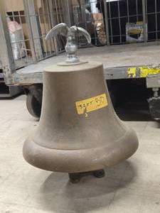 Brass Bell with Eagle Topper on Stand 11