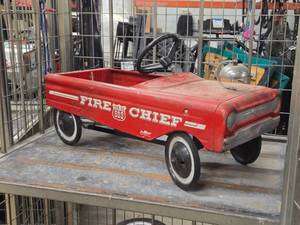 Vintage 1970s AMF Fire Chief Pedal Car