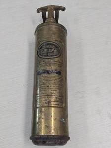 Vintage General Quick Aid Fire Guard Model 85 Heavy Duty Brass Hand Pump Fire Extinguisher
