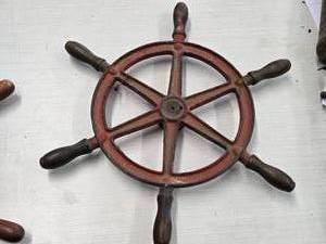 16 Cast Iron Nautical Ship Steering Wheel
