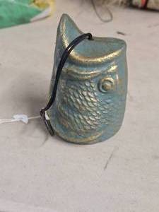 Painted Fish theme Bronze  Brass Hanging Windchime