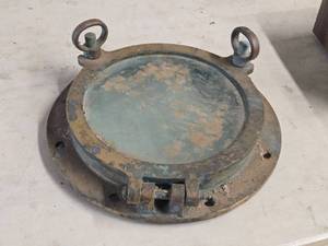 Vintage 15 Nautical Ship Portal - Bronze  Brass