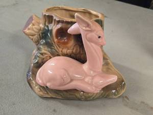 Deer theme Ceramic Vase