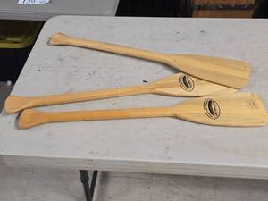 Lot of (3) 29 12 Boat Oars by Feather