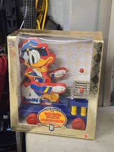 Walt Disneys 60th Anniversary Limited Edition 1998 Reproduction of Donald Duck Xylophone Real Working Toy  (Originally Made in 1938) (in original packaging)