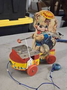 Vintage Wooden Pull Toy - Fido Zilo by Fisher-Price (1955)