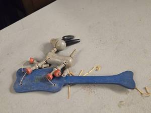 Vintage Paddle Toy - Dizzy Donkey Pop-Up Kritter by Fisher-Price (1920s)