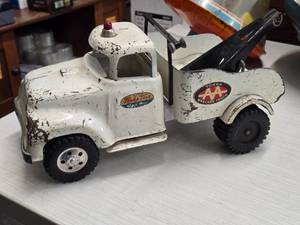 Vintage 1950s Tonka AAA Wrecker Pressed Steel Toy Tow Truck