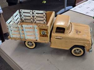 Vintage 1959 Tonka Farms Pressed Steel Toy Stake Truck