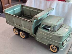 Vintage 1950s Structo Pressed Steel Toy Hydraulic Dump Truck