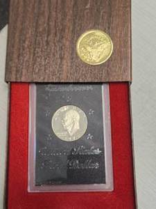 1973 U.S. Mint Proof Eisenhower Dollar Coin (in protective case)