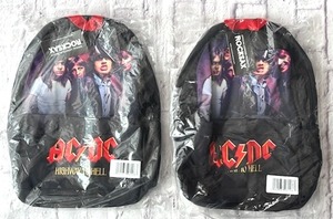 lot 11 image: Lot of 2 New ROCKSAX ACDC Highway to Hell Backpacks
