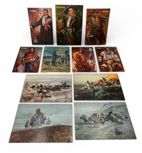 lot 26 image: Vintage 1970s Old Western Postcards - Wild Bill Hickok, Jesse James, Doc Holliday and More
