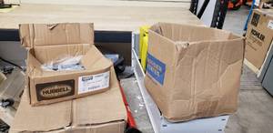 lot 48 image: Connectors, bolts, resource RFB floor box conduit clips metal junction boxes