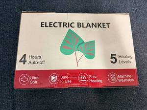 lot 39 image: Electric Blanket
