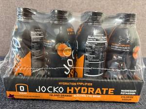 lot 49 image: 12 Pack Of Jocko Hydrate - Island Orange
