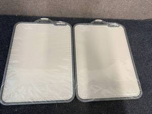 lot 57 image: 2 Double Sided Cutting Boards