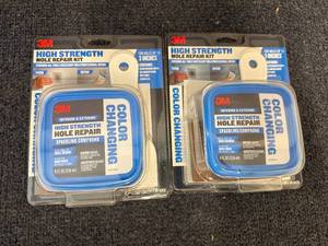 lot 76 image: 2 Packs Of 3M High Strength Hole Repair Kits