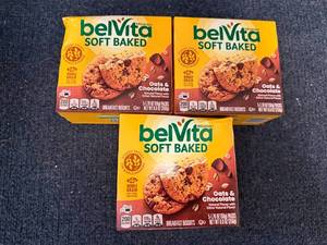 lot 200 image: 3 Boxes Of Belvita Oats And Chocolate