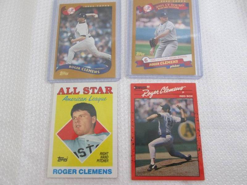 lot 69 image: Roger Clemens Cards...