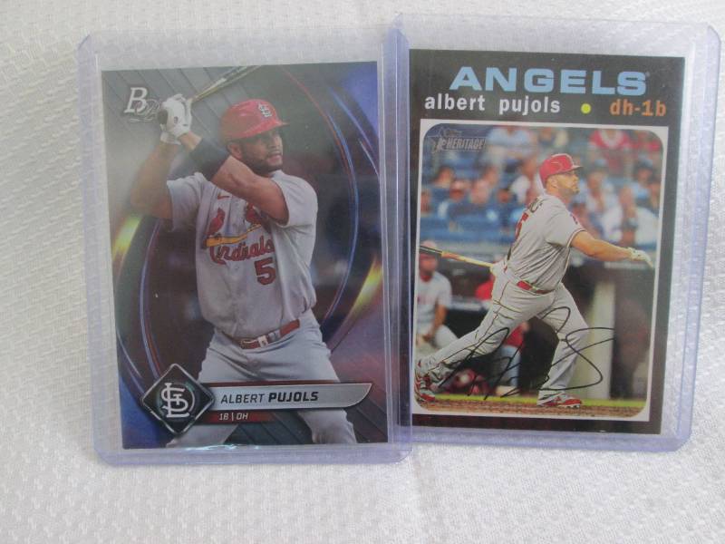 lot 82 image: 2 Albert Pujols Card...