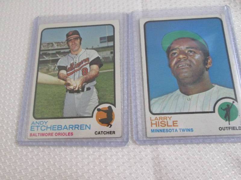 lot 93 image: 2- 1973 Topps Cards...