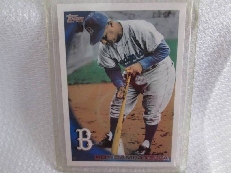 lot 265 image: 2010 Topps Roy Campanella Card...