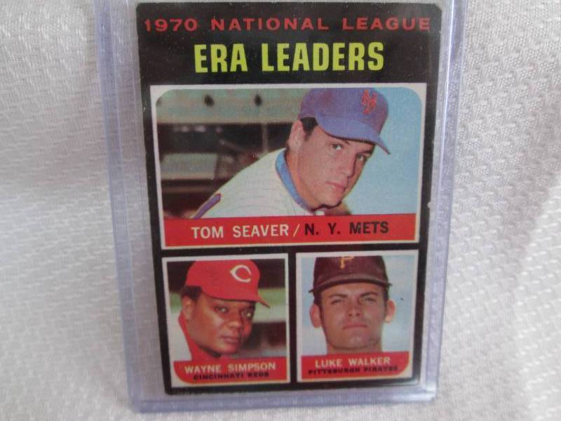 lot 273 image: Topps 1971 Topps Tom Seaver Card...