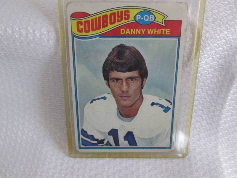 lot 282 image: 1977 Topps Danny White Card...