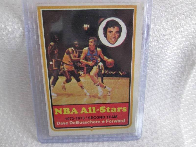 lot 283 image: Topps Dave DeBusschere Card...