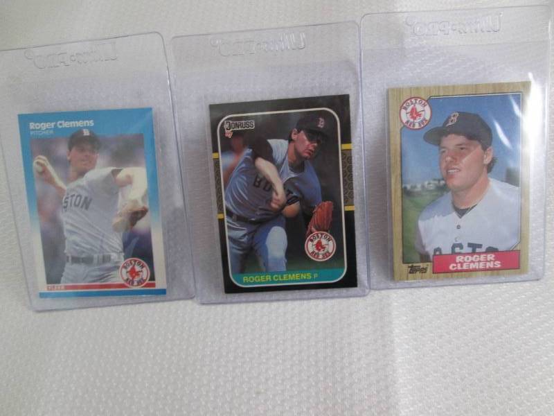 lot 295 image: Roger Clemens Cards...