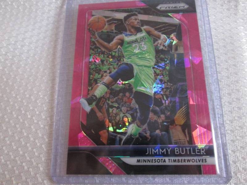lot 306 image: 2018 Prism Jimmy Butler Card...