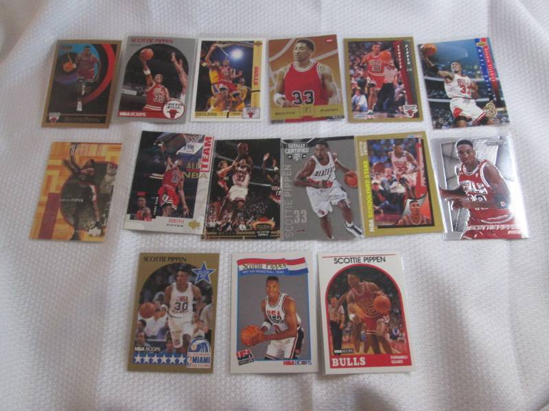 lot 321 image: Assorted Scottie Pippen Cards...