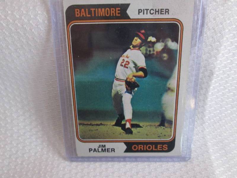 lot 345 image: Jim Palmer Card...