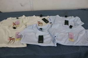 lot 611 image: 6 Size XS womens tops new with tag...