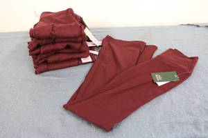 lot 616 image: 7 Pairs of Wild Fable maroon flare ...
