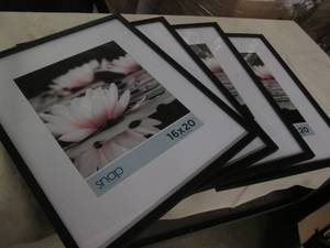 lot 599 image: 4 16 x 20 matted frames...